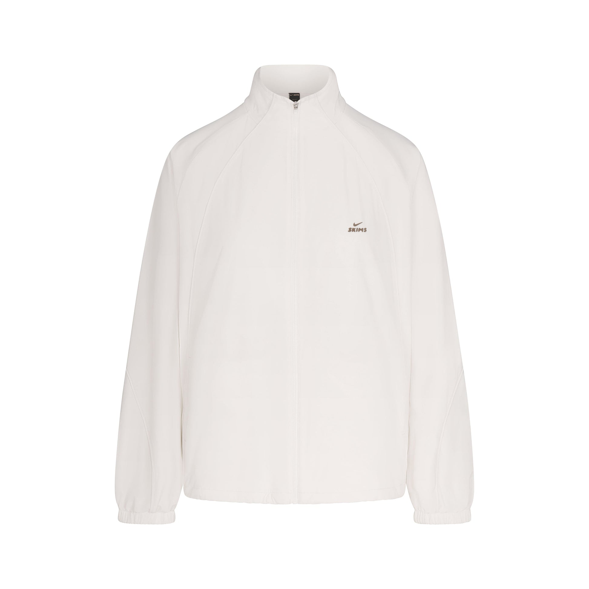 NikeSKIMS STRETCH NYLON OVERSIZED TRACK JACKET | IVORY