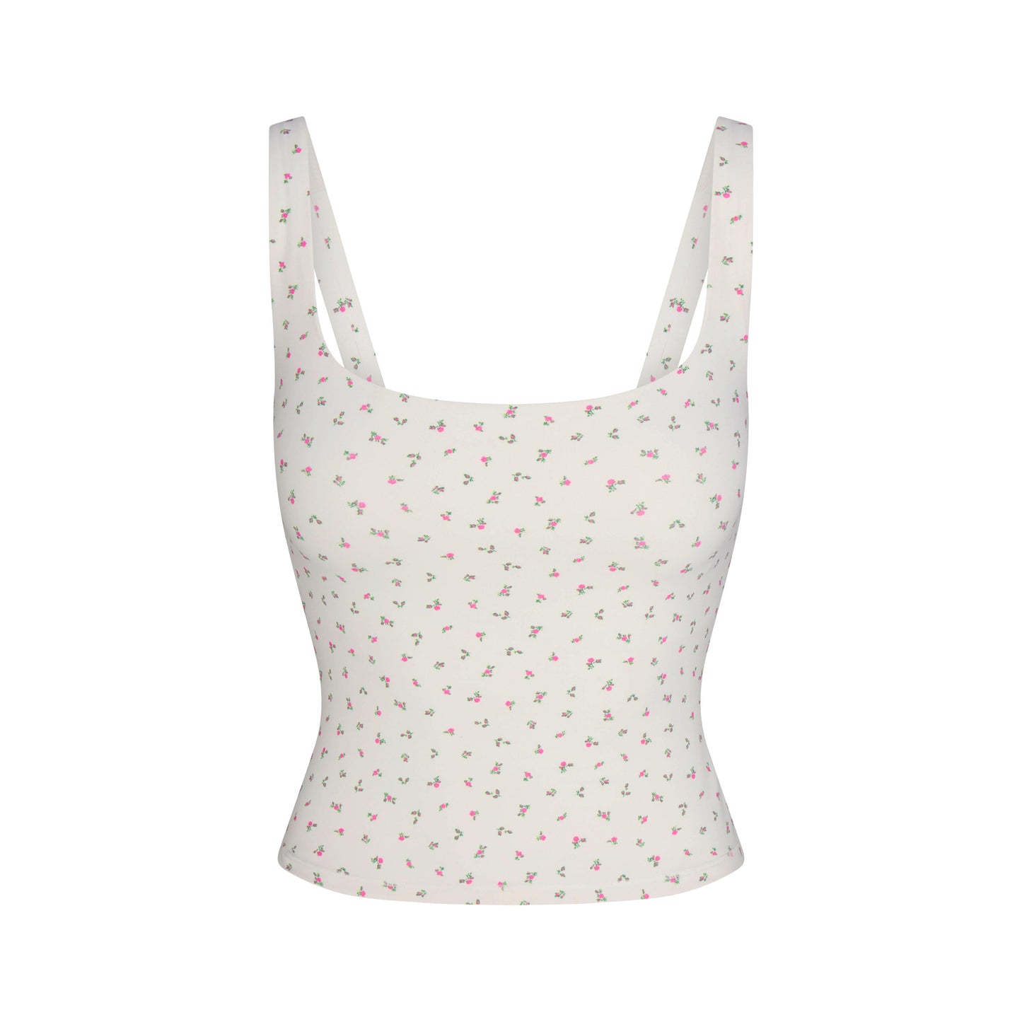 NikeSKIMS MATTE SQUARE NECK TANK | DITSY FLORAL PRINT