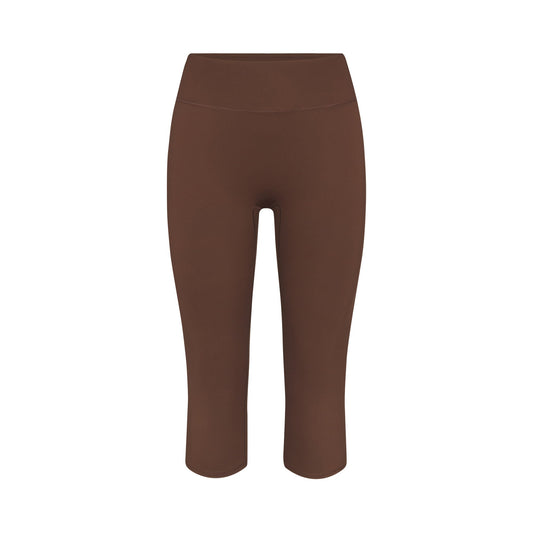 NikeSKIMS MATTE CROP 17" LEGGING | DARK SEPIA