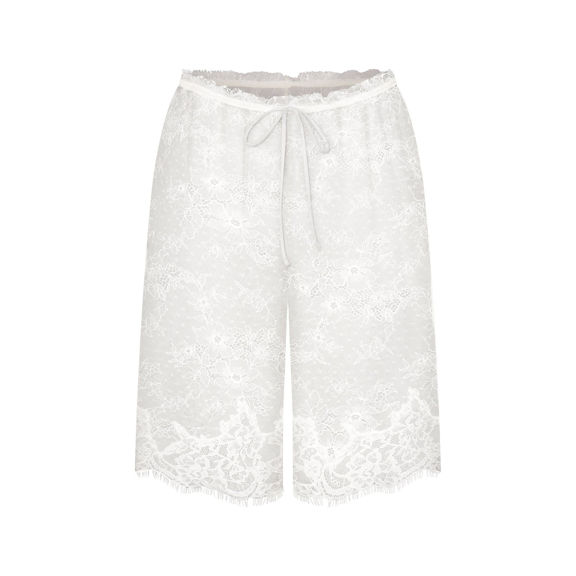 ULTRA FINE LACE LONG SHORT | MARBLE