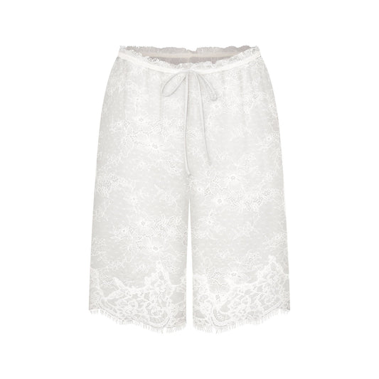 ULTRA FINE LACE LONG SHORT | MARBLE