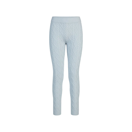 SWEATER KNITS CABLE KNIT LEGGING | ZEN BLUE