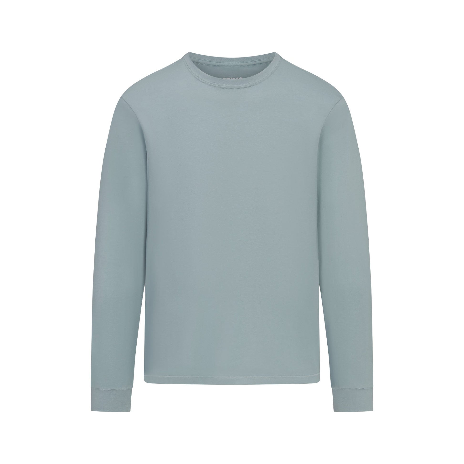 SKIMS COTTON MENS CLASSIC LONG SLEEVE T-SHIRT | SKY