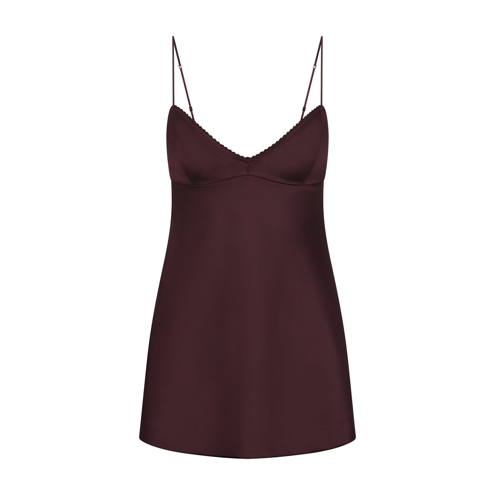 SATIN MINI DRESS | CURRANT