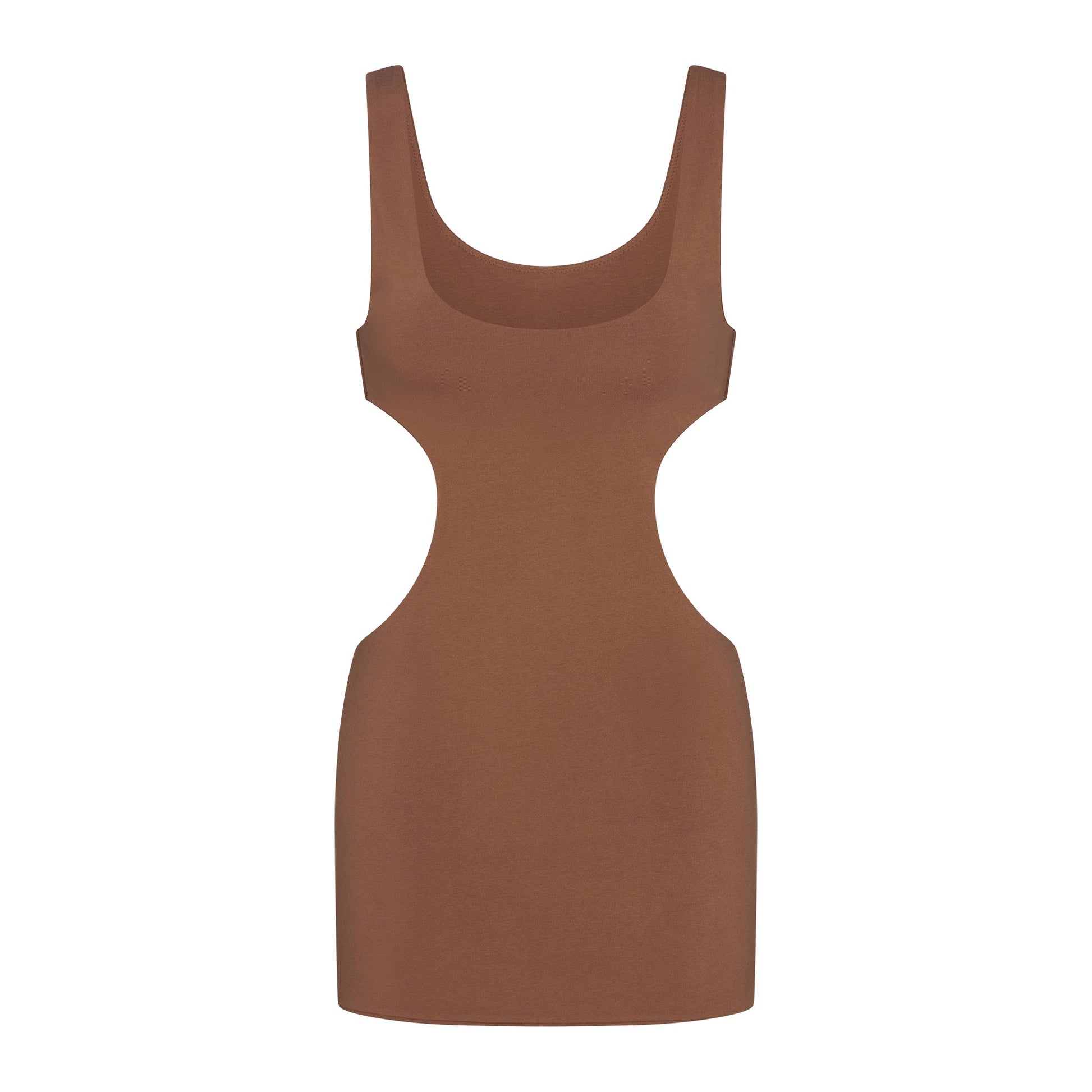 COTTON JERSEY CUT OUT MINI DRESS | JASPER