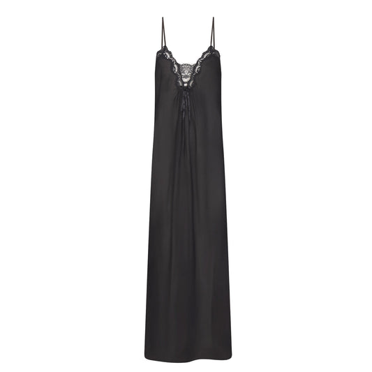 VOILE SLEEP LONG DRESS | ONYX
