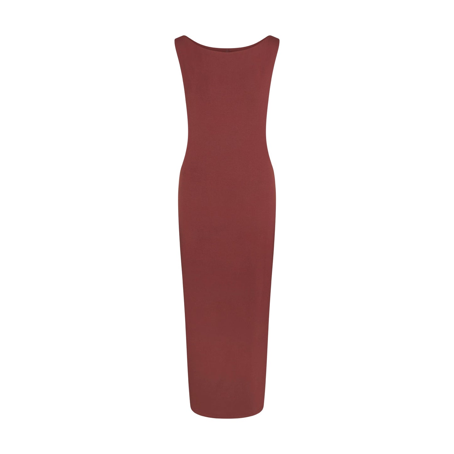 SMOOTH LAYERS CUT OUT LONG DRESS | HENNA