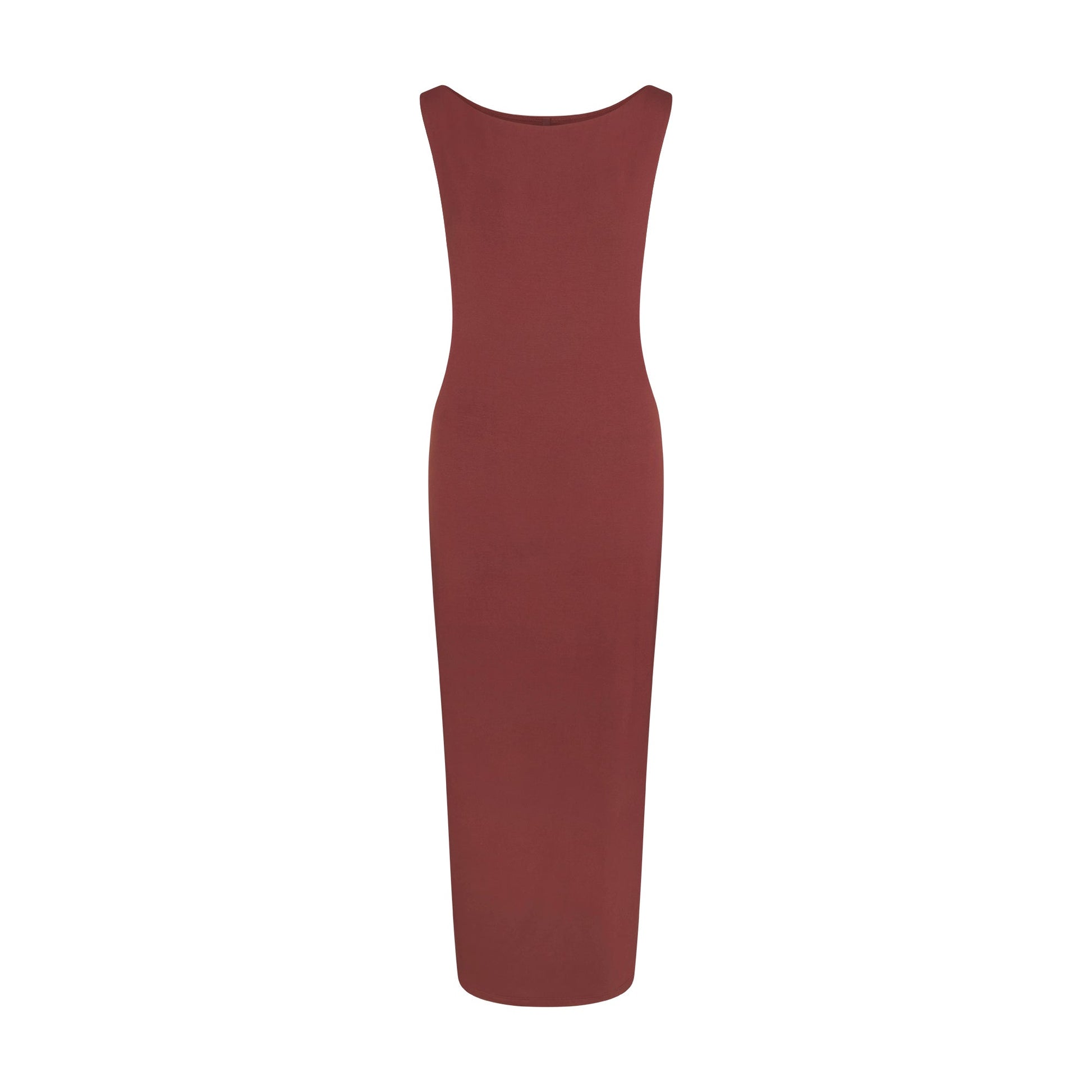 SMOOTH LAYERS CUT OUT LONG DRESS | HENNA