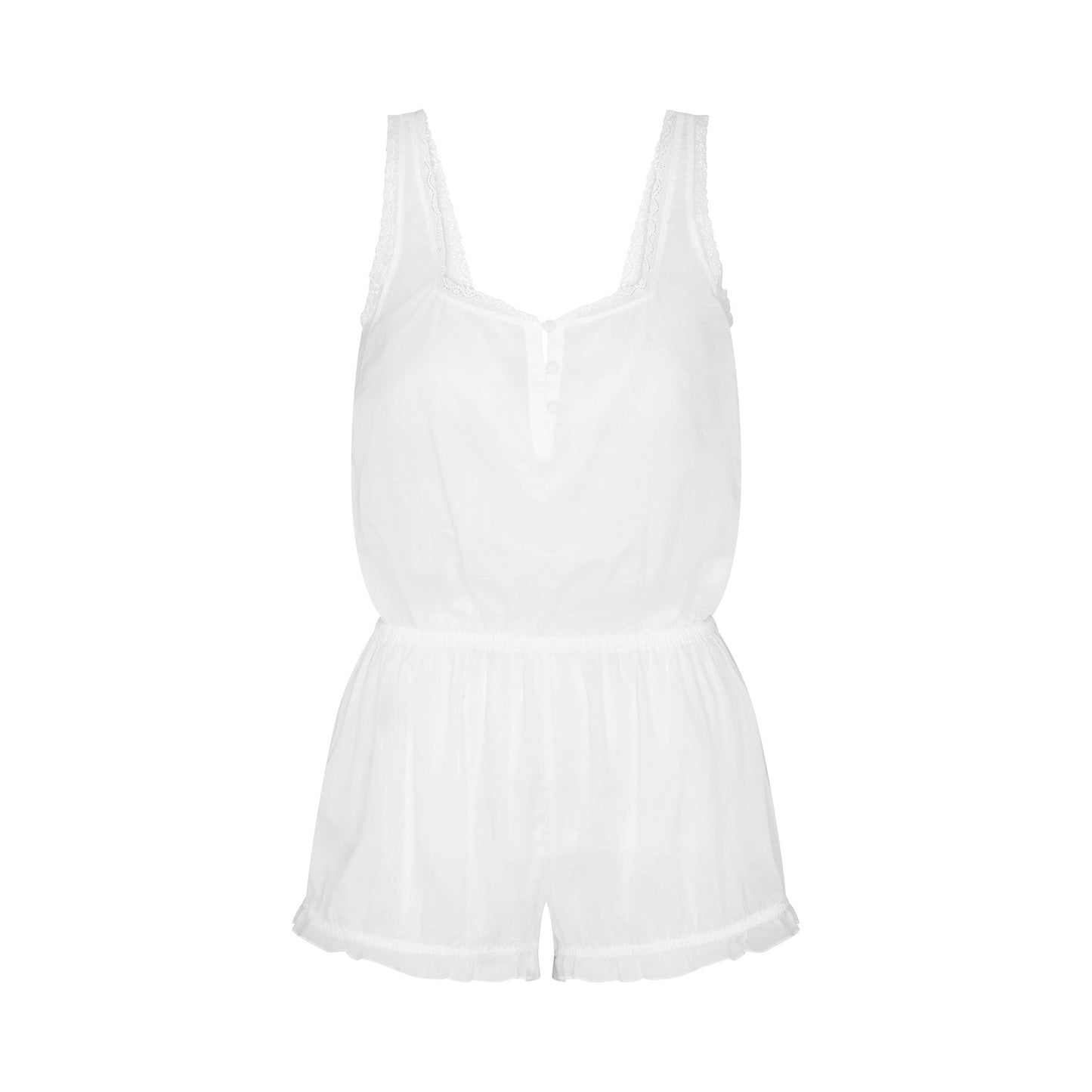 VOILE SLEEP ONESIE | SNOW