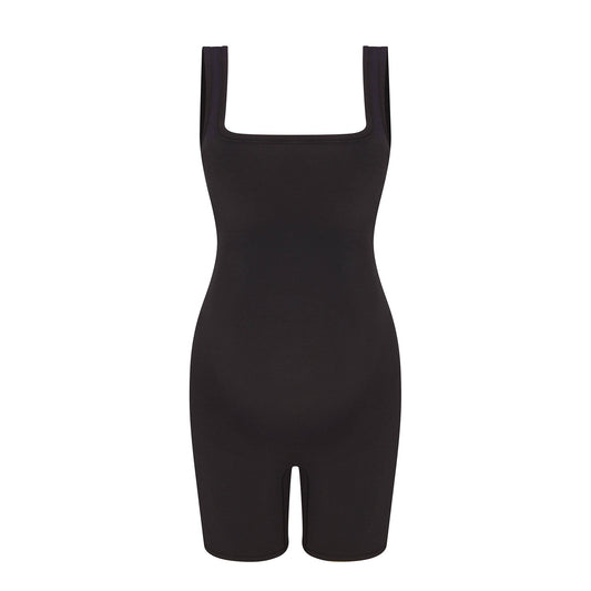 COTTON JERSEY MATERNITY ONESIE | SOOT