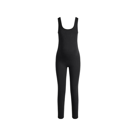 COTTON JERSEY MATERNITY CATSUIT | SOOT