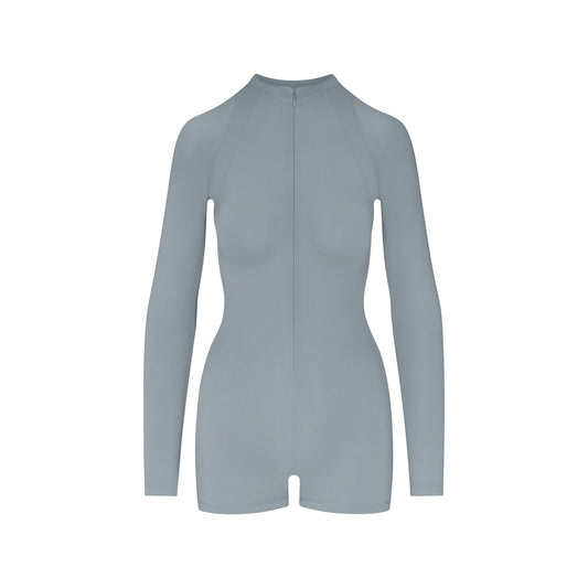 NikeSKIMS AIRY LONG SLEEVE ONE PIECE | WASHED PACIFIC