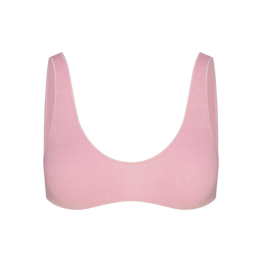 WOOL RIB BRALETTE | HALITE