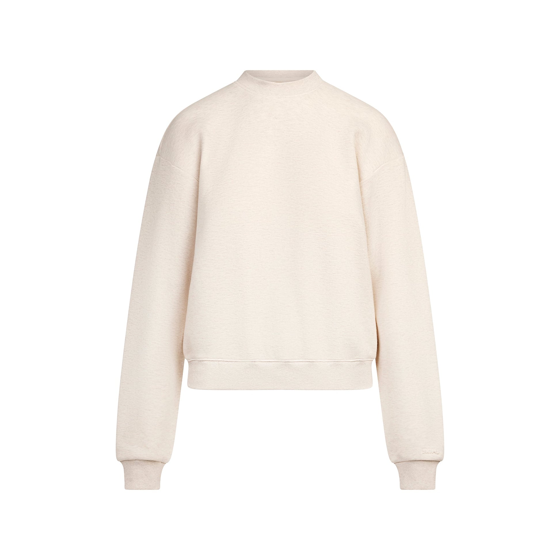COTTON FLEECE CLASSIC CREWNECK | OATMEAL HEATHER