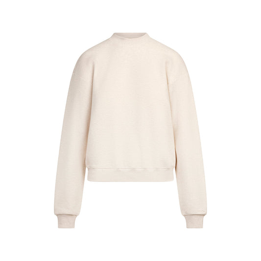 COTTON FLEECE CLASSIC CREWNECK | OATMEAL HEATHER