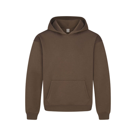 FLEECE LOUNGE MENS RELAXED HOODIE | DRIFTWOOD