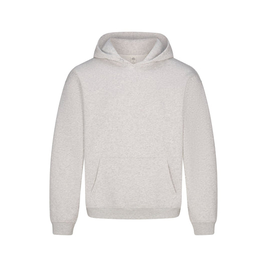 FLEECE LOUNGE MENS RELAXED HOODIE | LIGHT HEATHER GREY