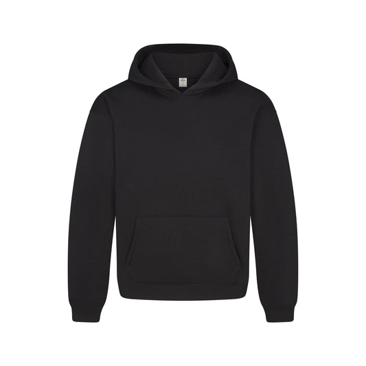 FLEECE LOUNGE MENS RELAXED HOODIE | WASHED ONYX