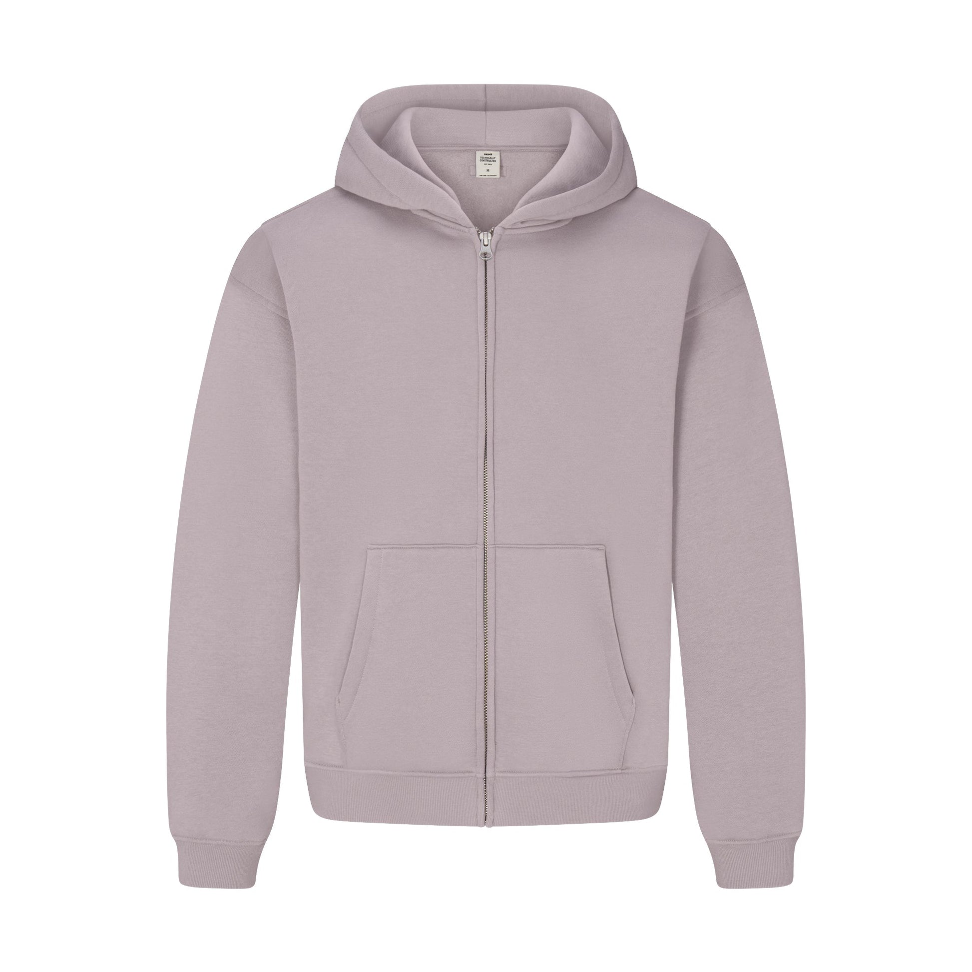 FLEECE LOUNGE MENS RELAXED ZIP UP HOODIE | SHADOW