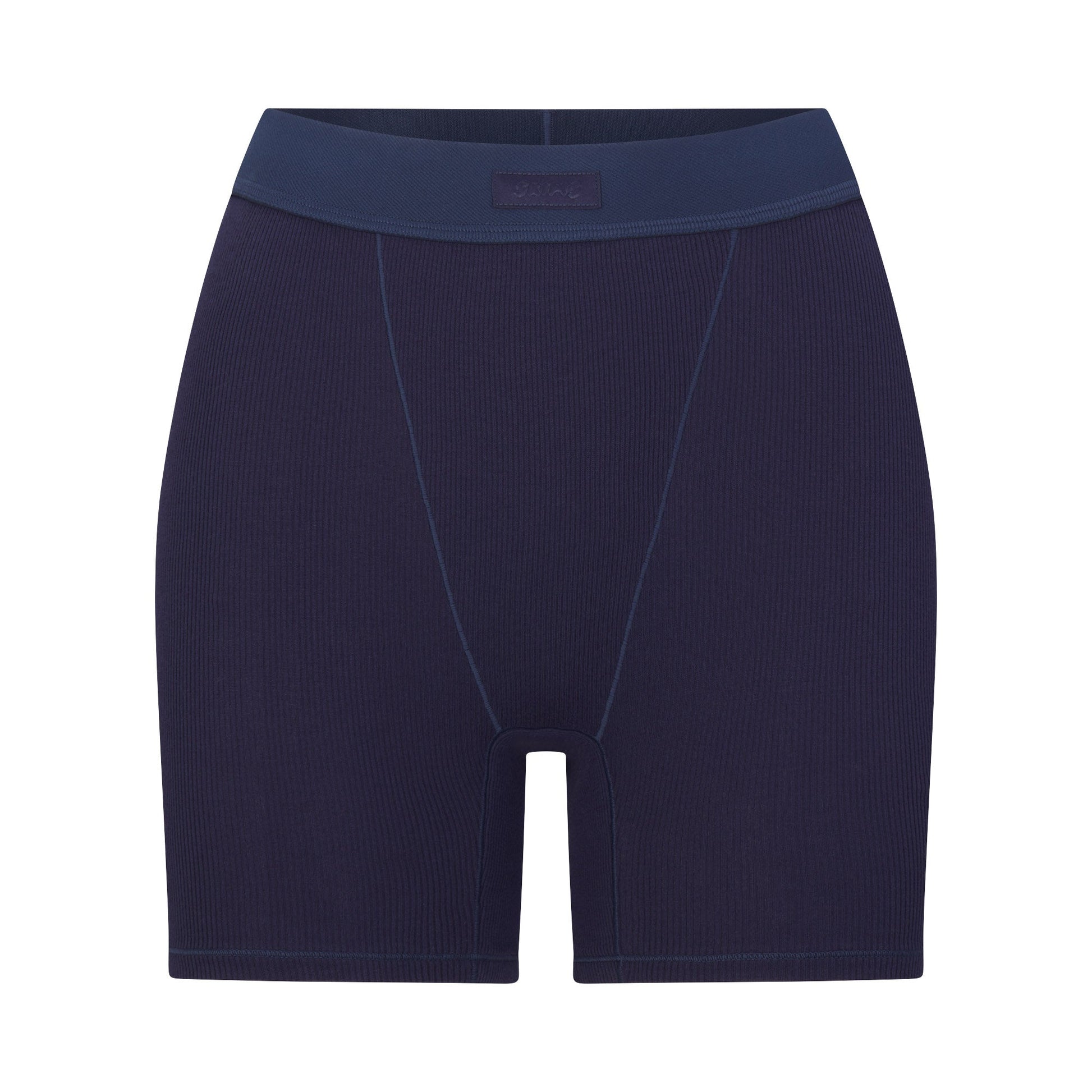 COTTON RIB BOXER | NAVY