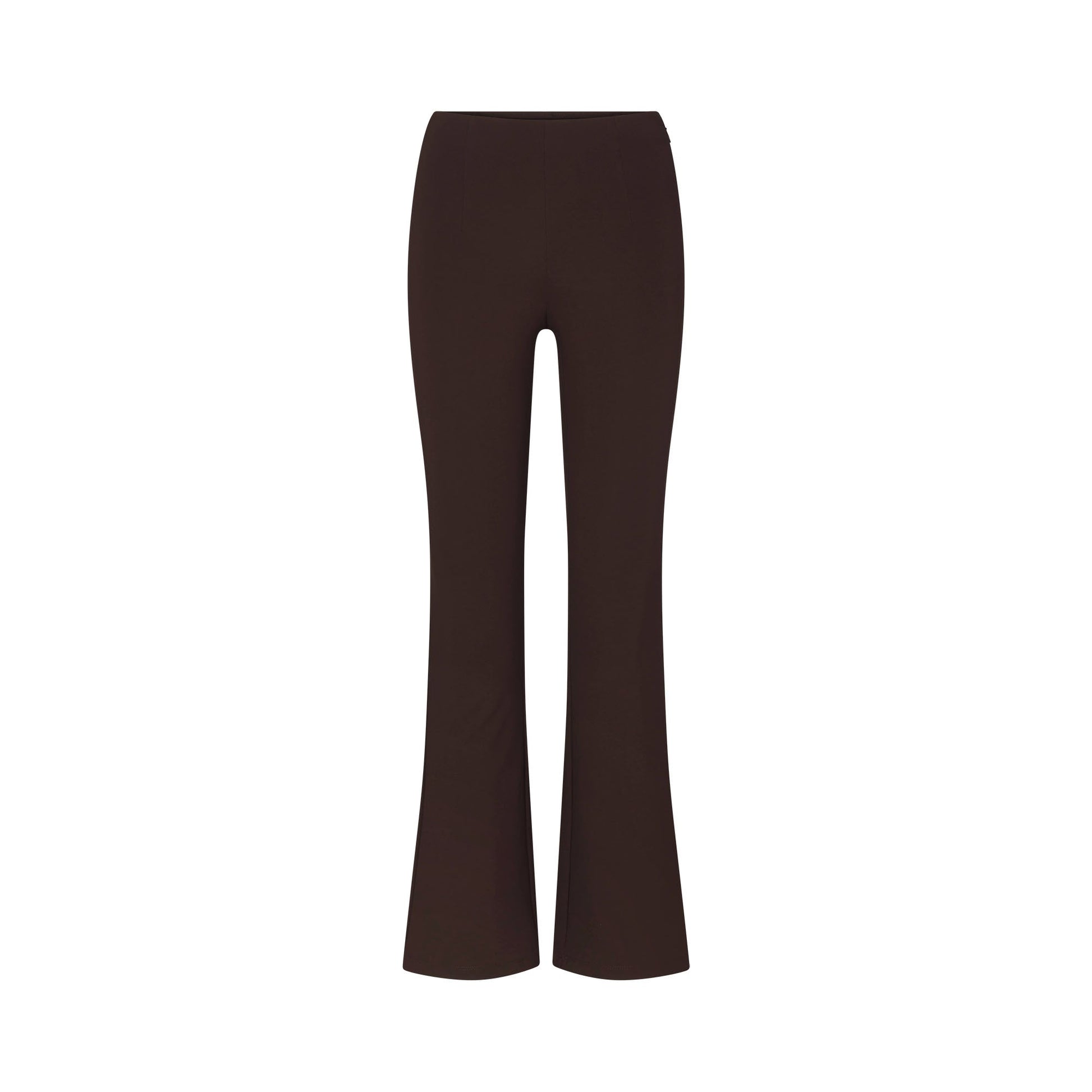 THE ESSENTIAL COLLECTION HIGH-WAISTED CROPPED KICK FLARE PANT | ESPRESSO