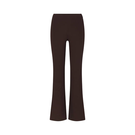 THE ESSENTIAL COLLECTION HIGH-WAISTED CROPPED KICK FLARE PANT | ESPRESSO