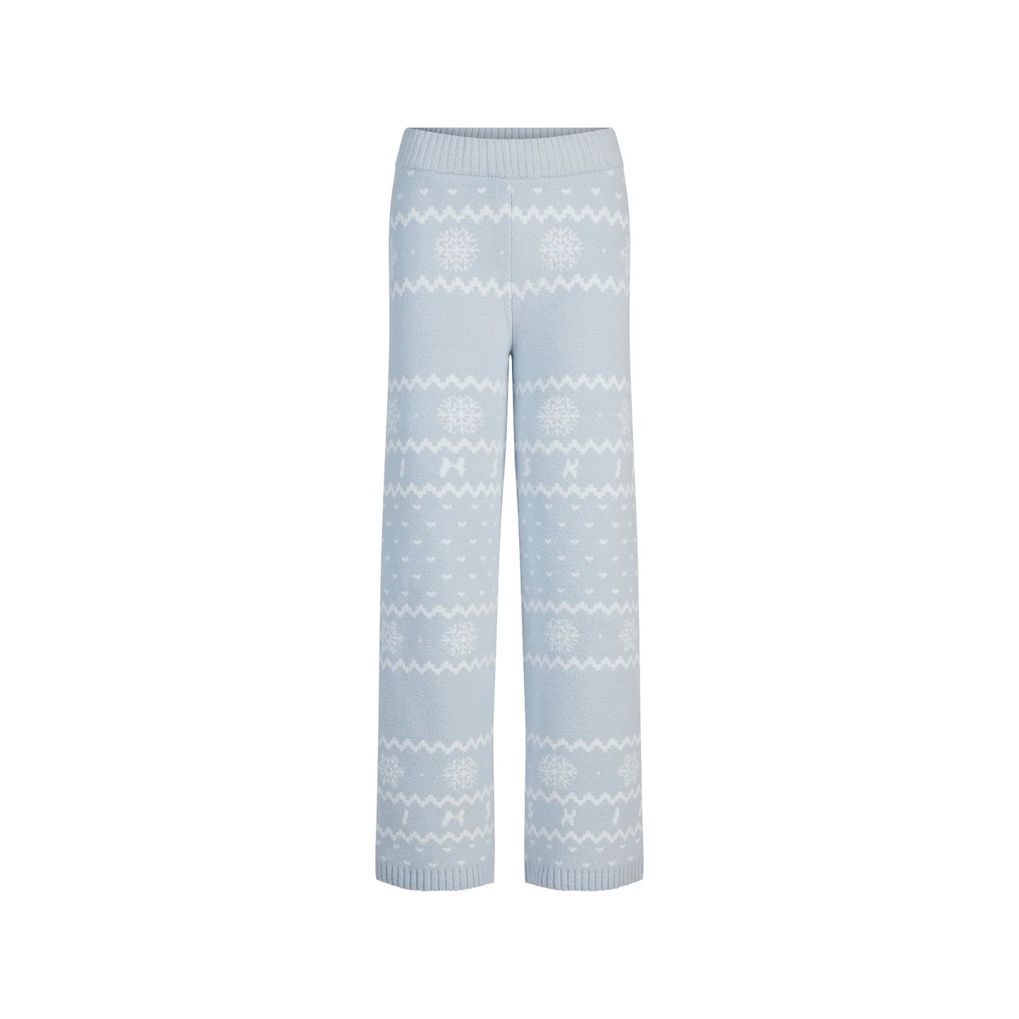 COZY LIGHT PANT | ZEN BLUE HEART FAIR ISLE