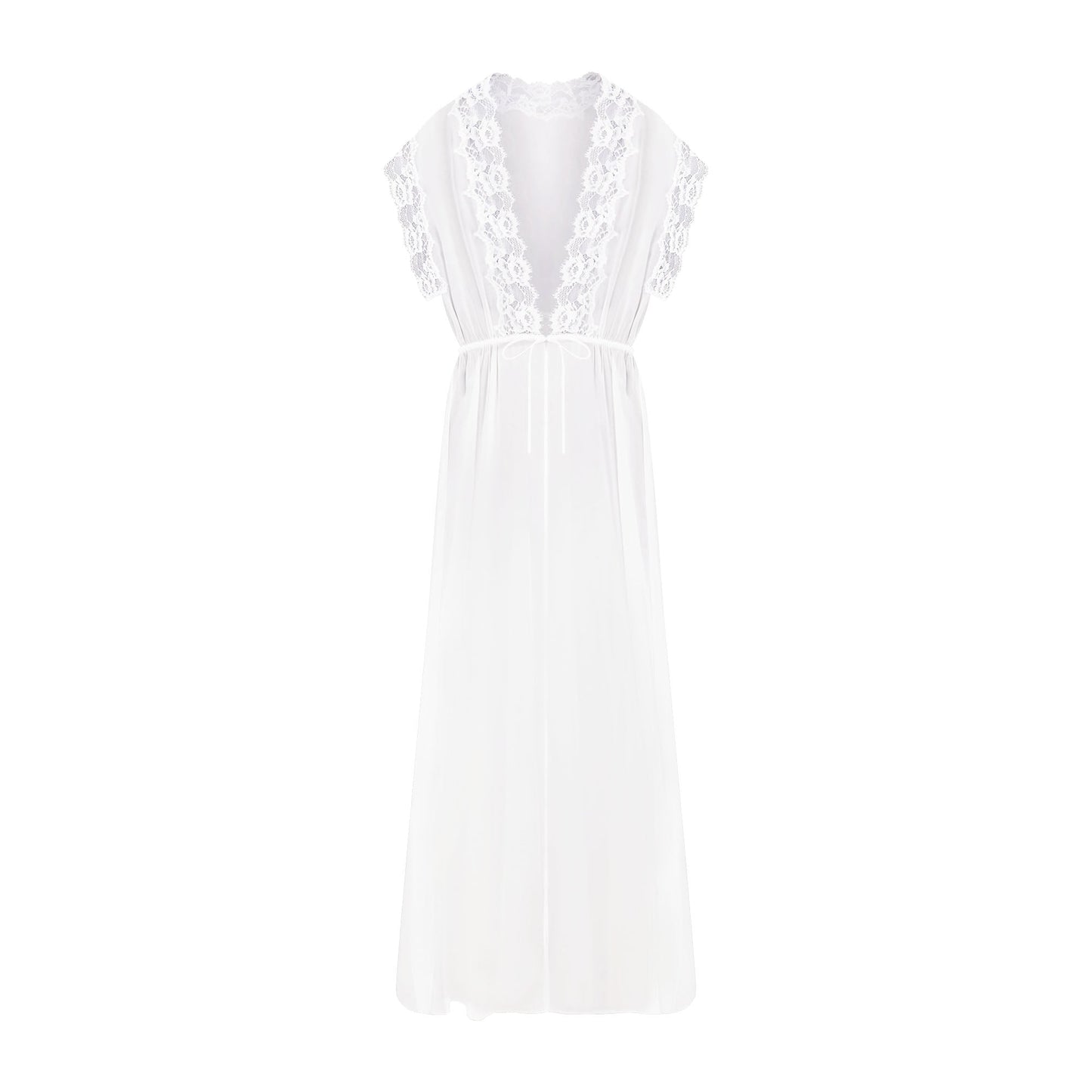 SKIMS ROMANCE LONG ROBE | IVORY