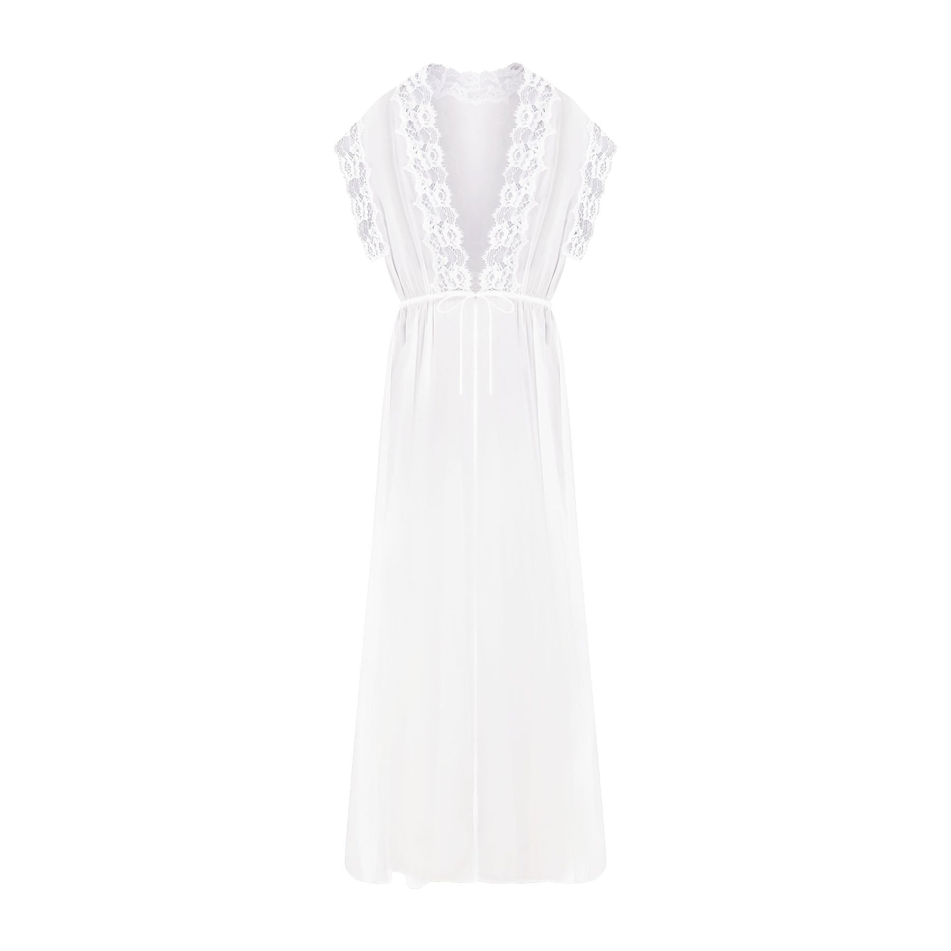 SKIMS ROMANCE LONG ROBE | IVORY