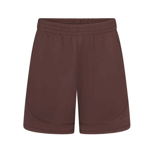 NikeSKIMS AIRY RELAXED SHORT | DARK SEPIA
