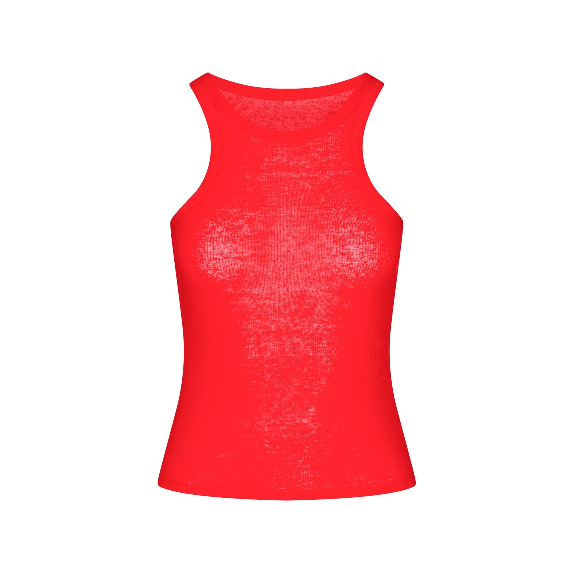SHEER RIB TANK | CARMINE
