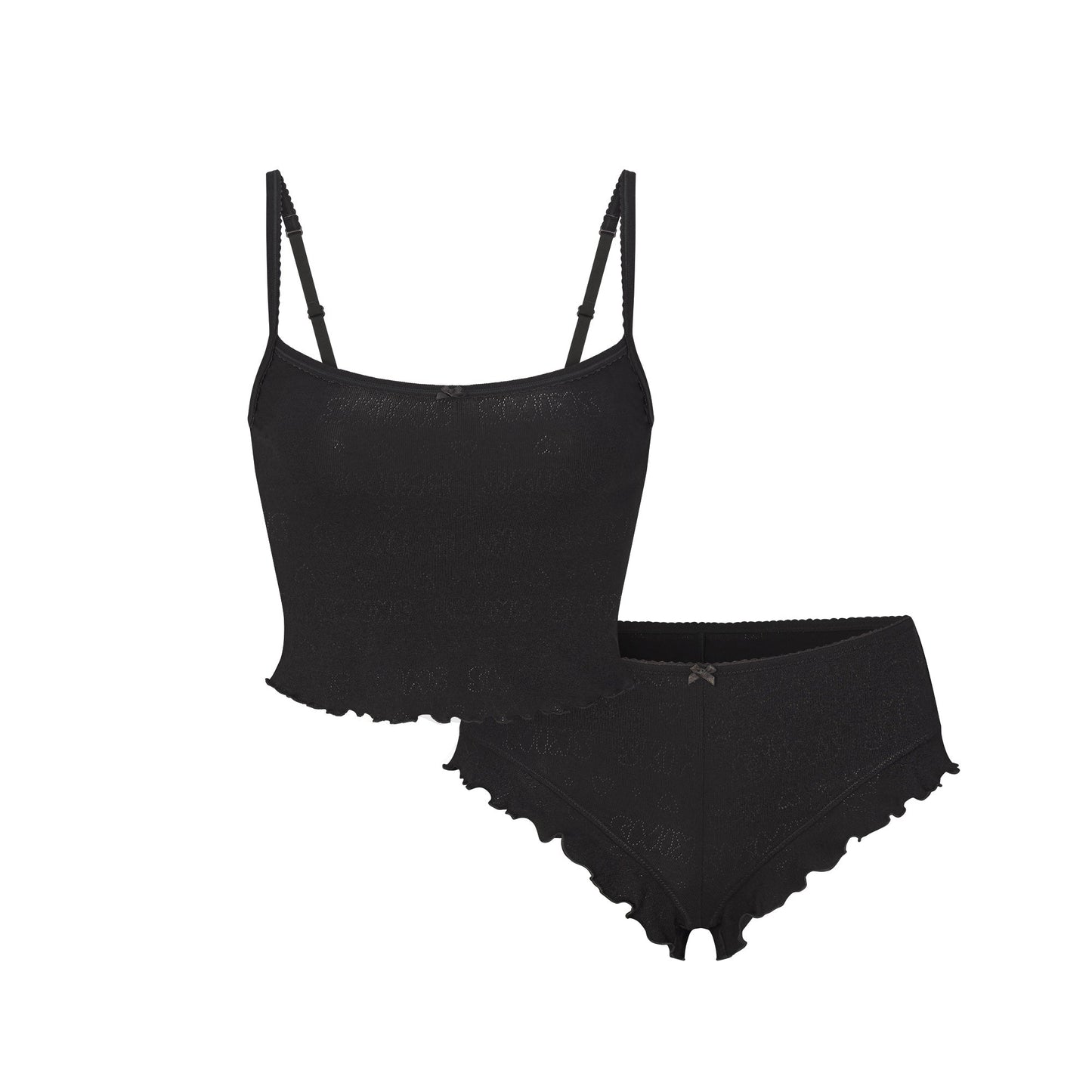 LOGO POINTELLE CAMI SLEEP SET | SOOT