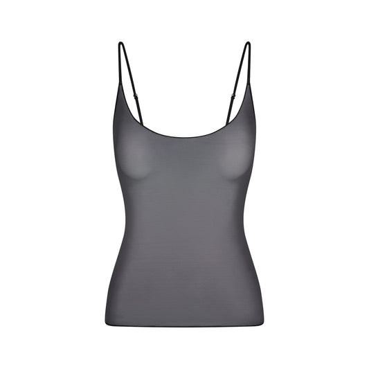 ULTRA FINE MESH CAMI | OBSIDIAN
