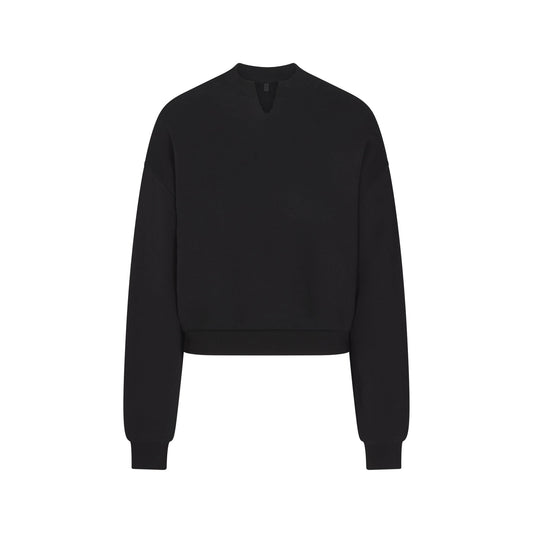 HEAVYWEIGHT FLEECE CREWNECK | ONYX