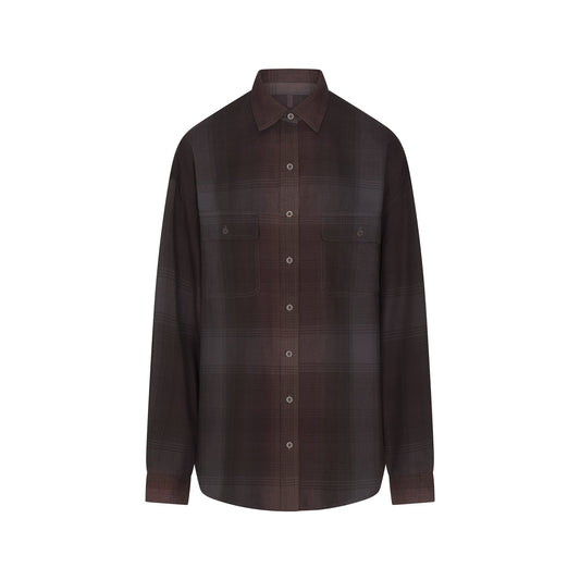 WASHED FLANNEL OVERSIZED SHIRT | PHOENIX SHADOW PLAID