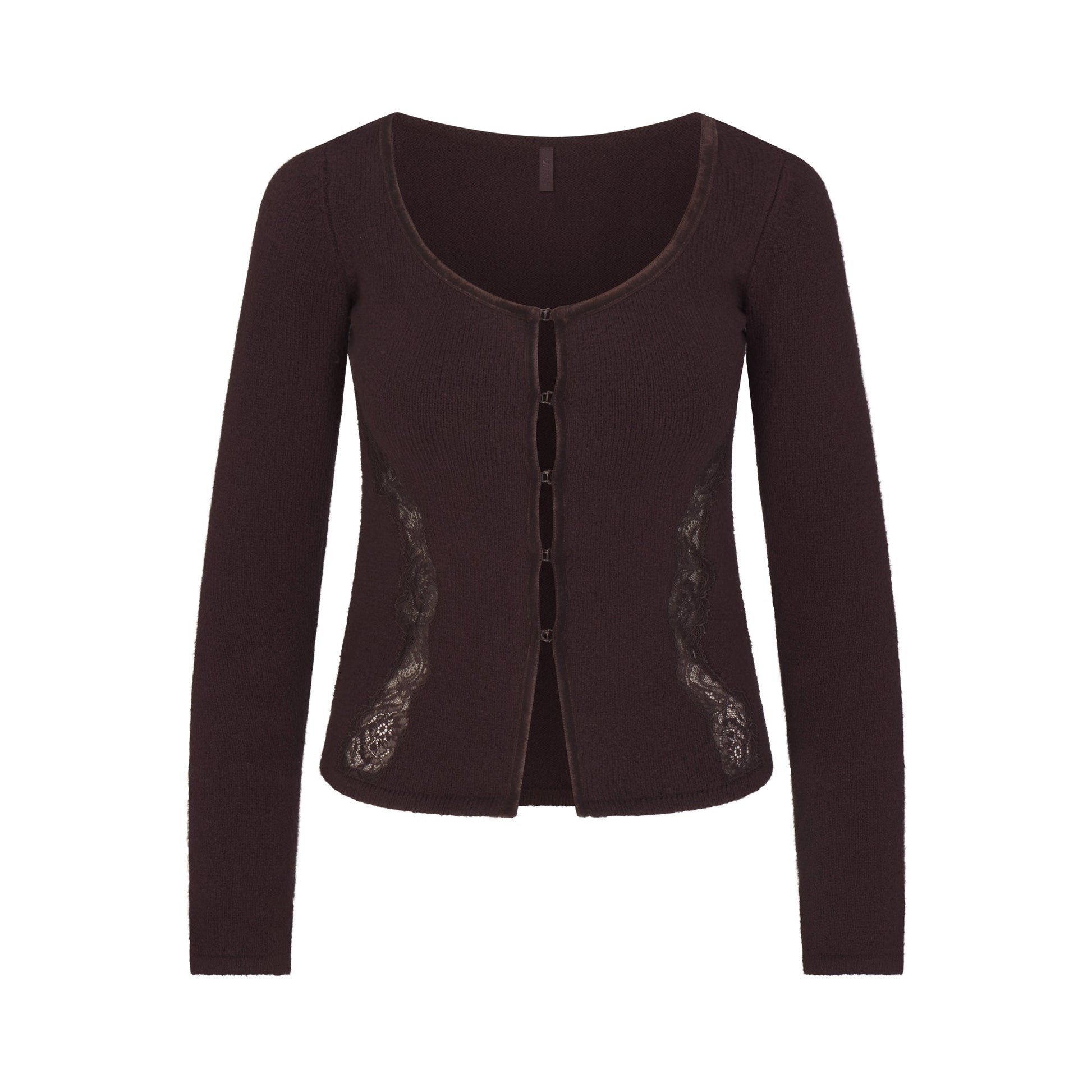 LACE KNIT LONG SLEEVE CARDIGAN | PHOENIX