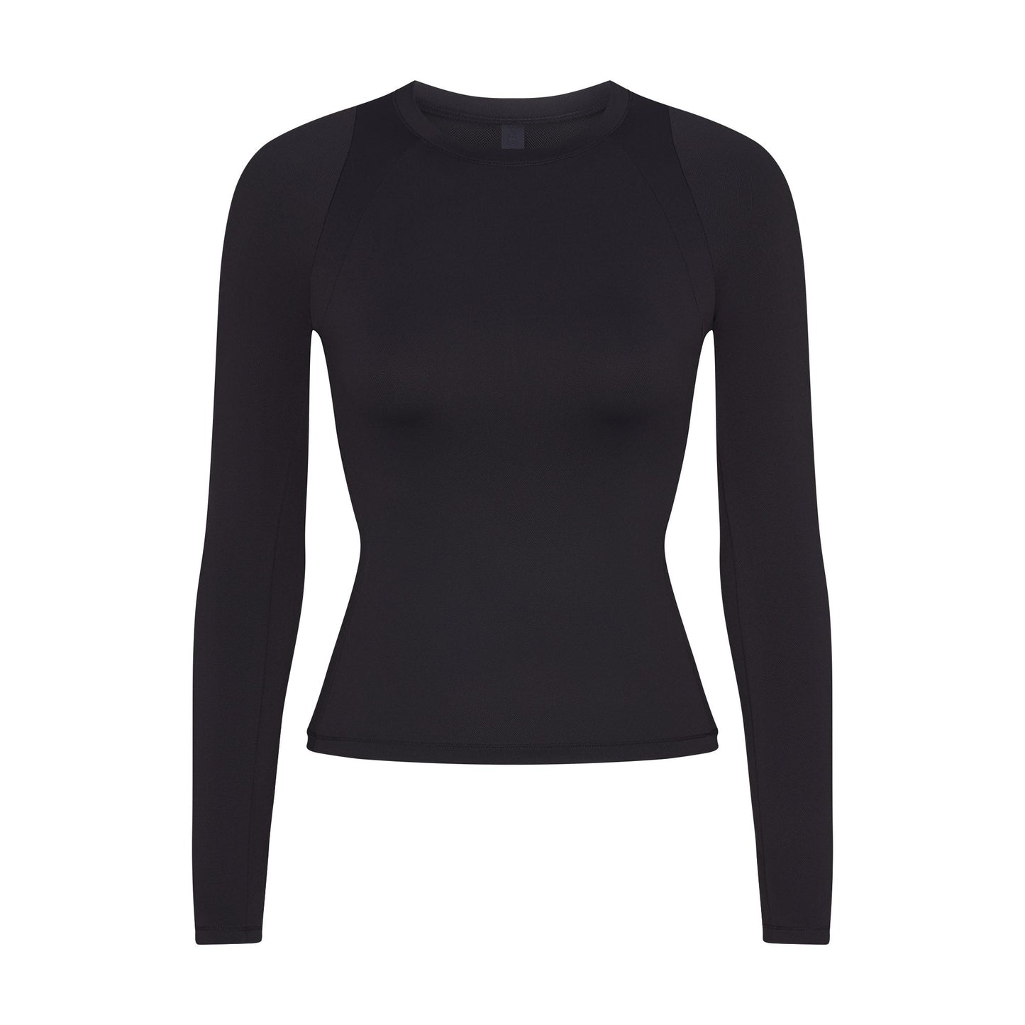 NikeSKIMS AIRY LONG SLEEVE CREW NECK TOP | OBSIDIAN