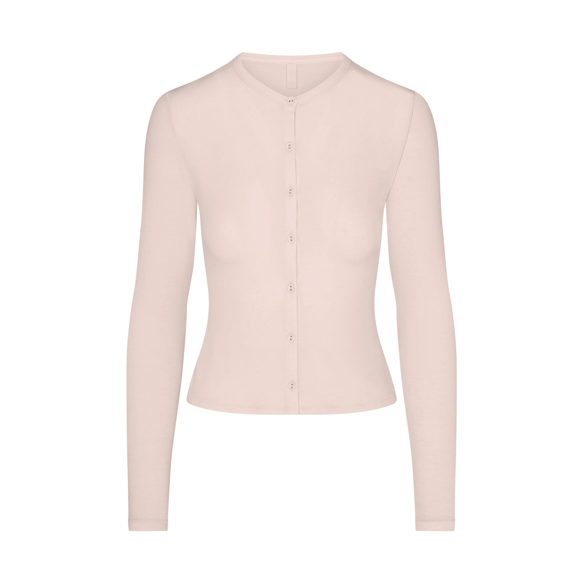 SHEER MODAL CARDIGAN WITH COVERED BUTTONS | PRIMROSE