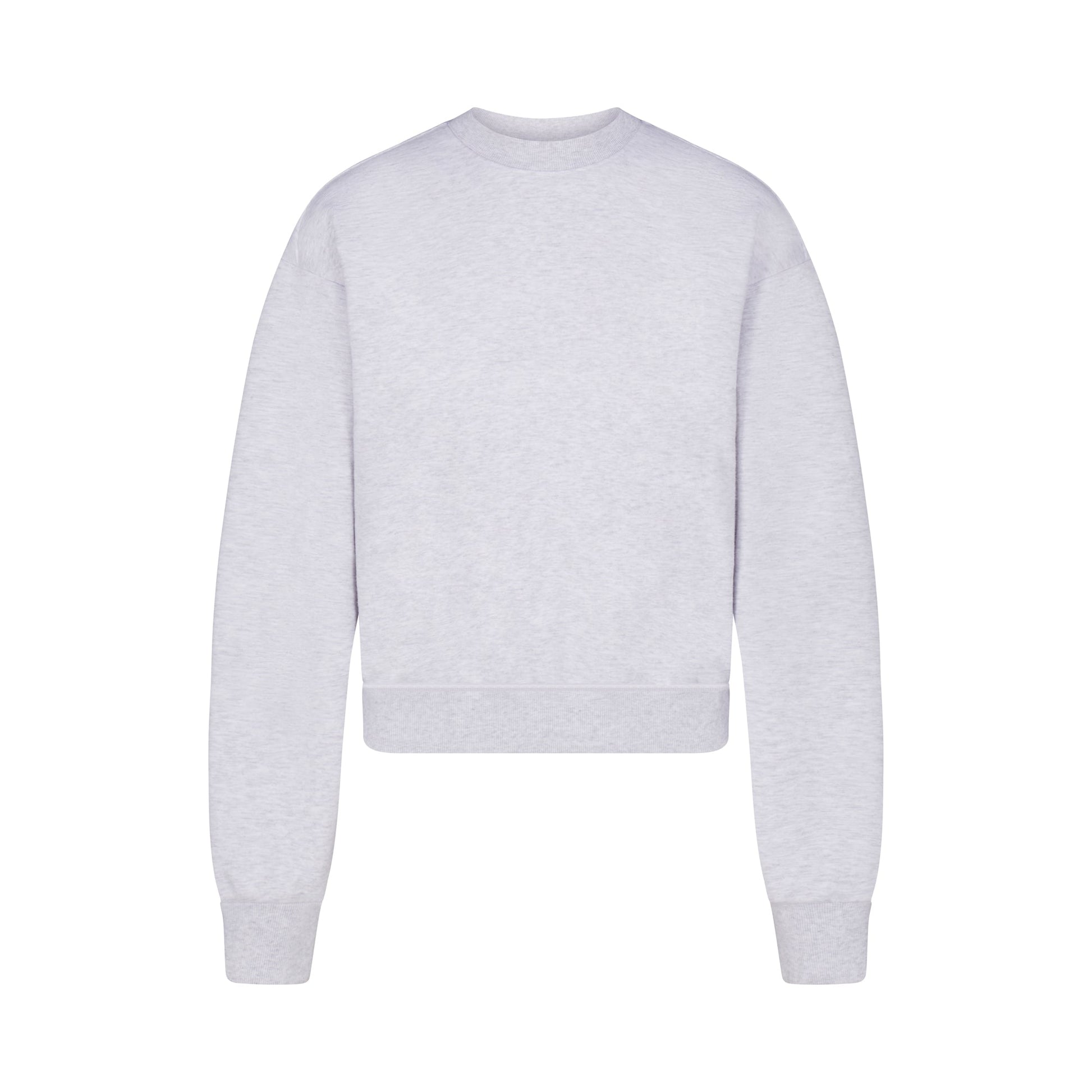 COTTON FLEECE CLASSIC CREWNECK | LIGHT HEATHER GREY