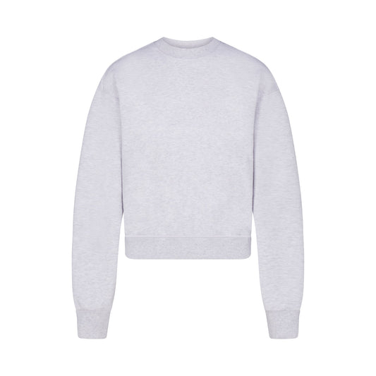 COTTON FLEECE CLASSIC CREWNECK | LIGHT HEATHER GREY