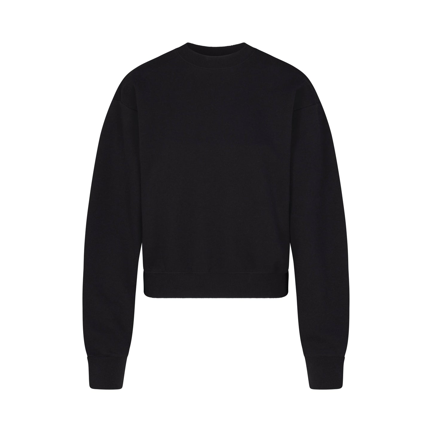 COTTON FLEECE CLASSIC CREWNECK | ONYX