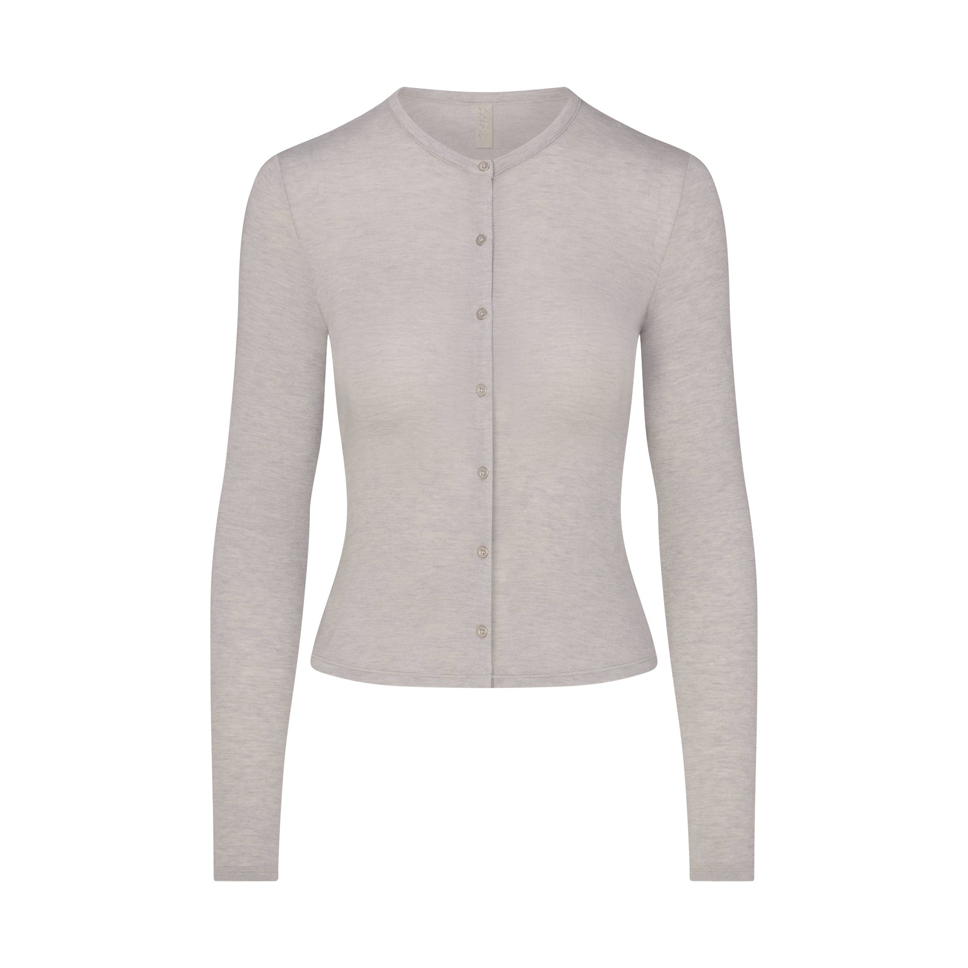SHEER MODAL CARDIGAN | HEATHER GREY