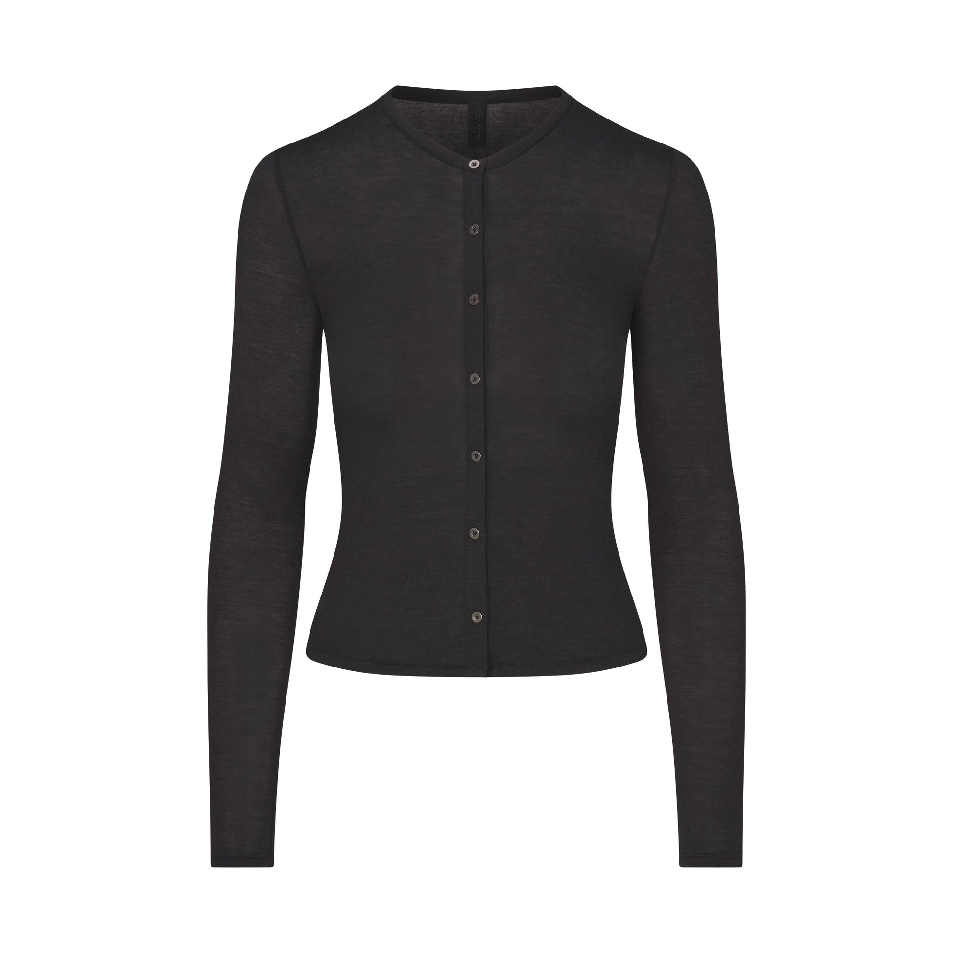 SHEER MODAL CARDIGAN | ONYX