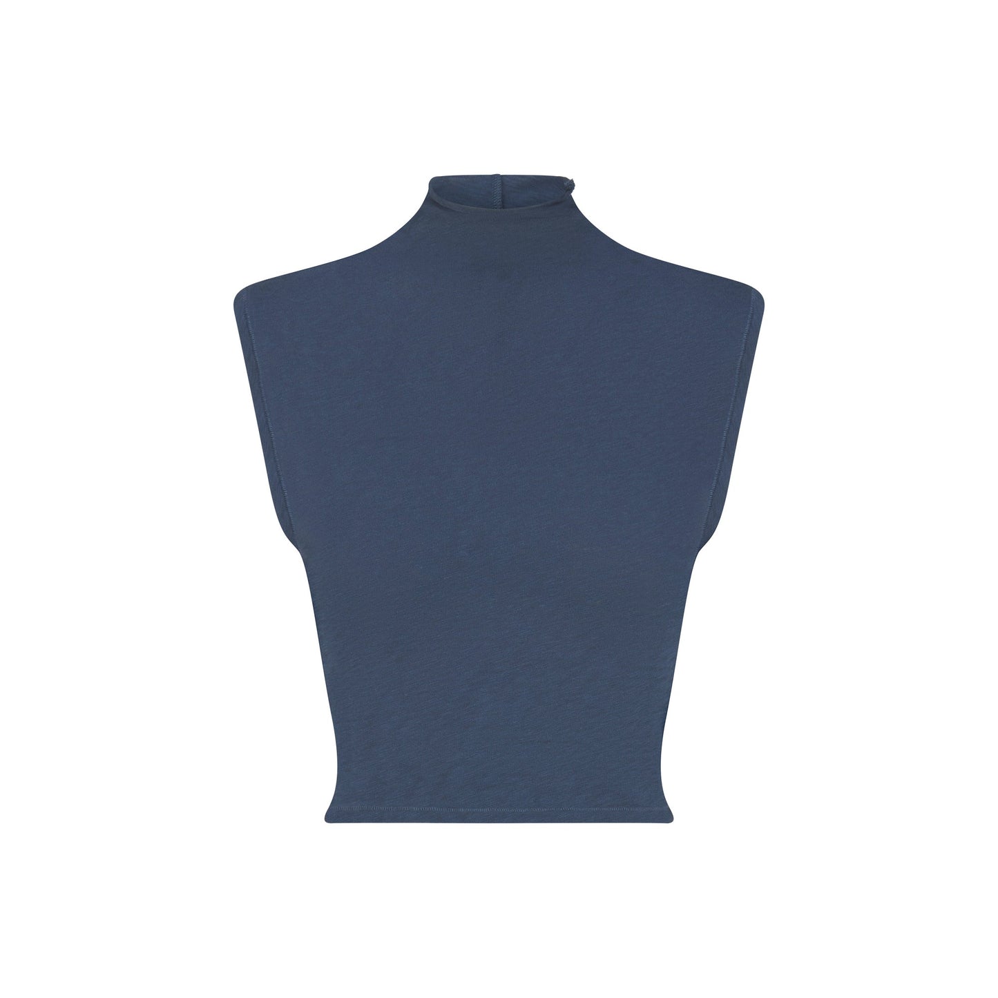 WORN IN JERSEY MOCK NECK TANK | INDIGO