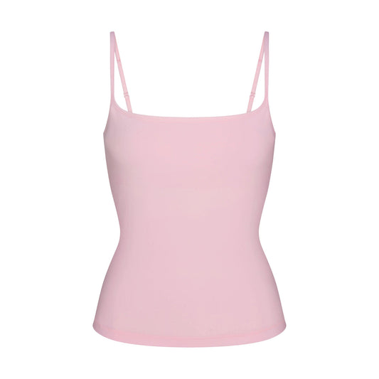 COTTON JERSEY SCOOP NECK CAMI | CHERRY BLOSSOM