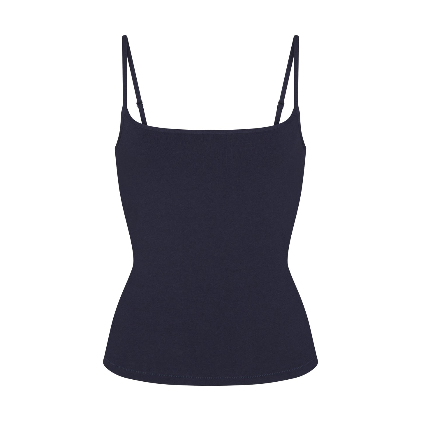 COTTON JERSEY SCOOP NECK CAMI | NAVY