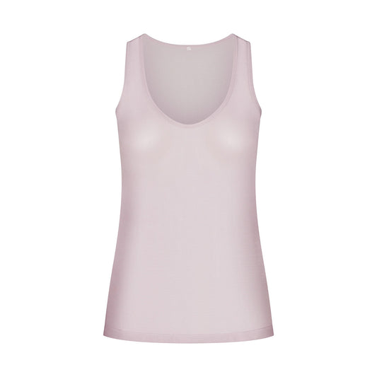 SLINKY KNIT SCOOP LONG TANK | IRIS MICA