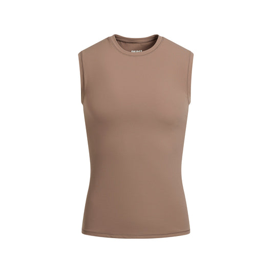 FITS EVERYBODY MENS SLIM TANK | UMBER