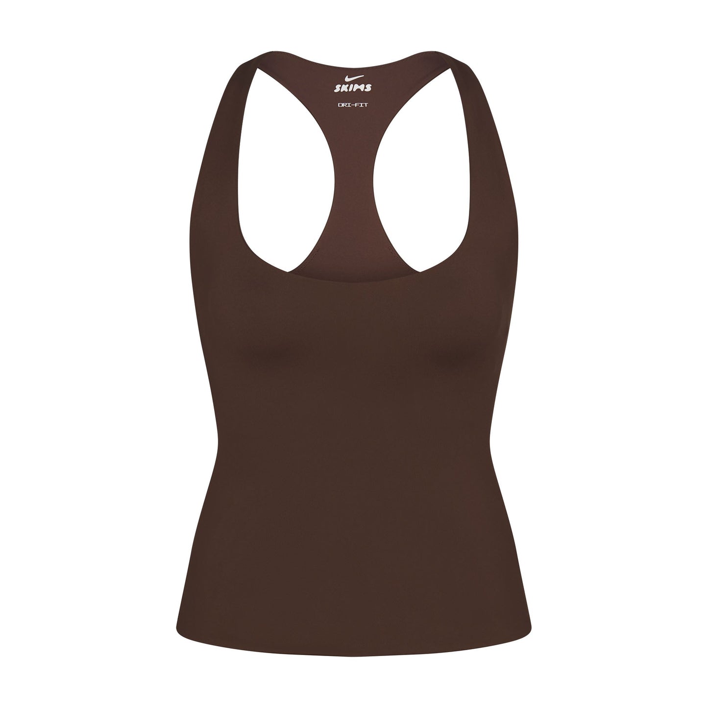 NikeSKIMS MATTE RACER BACK TANK | DARK SEPIA