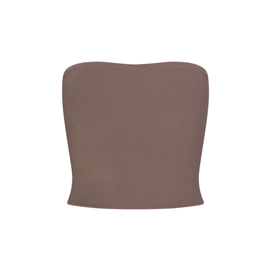 REFINED KNIT TUBE TOP | AMETHYST